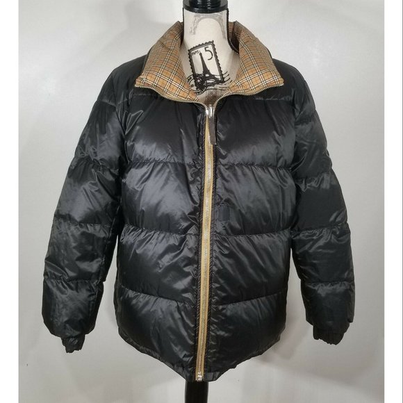 BURBERRY Vintage Check Reversible Puffer Jacket, Men's Size X-Large - Picture 1 of 12